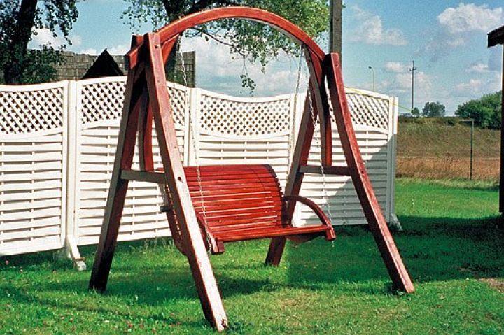 huśtawka giętoklejona